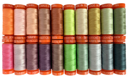 Tula Pink Neons and Neutrals Thread Set