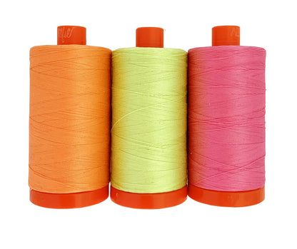 Tula Pink Neons and Neutrals Thread Set