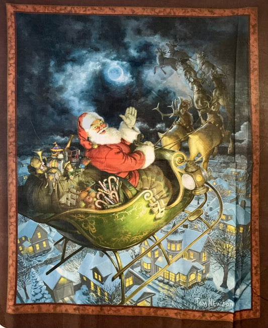 To All A Goodnight Fabric Panel