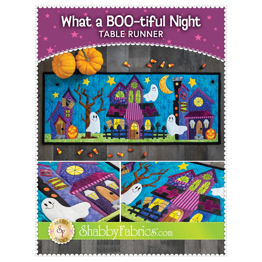 Shabby Fabrics What A Boo-tiful Night Table Runner Pattern