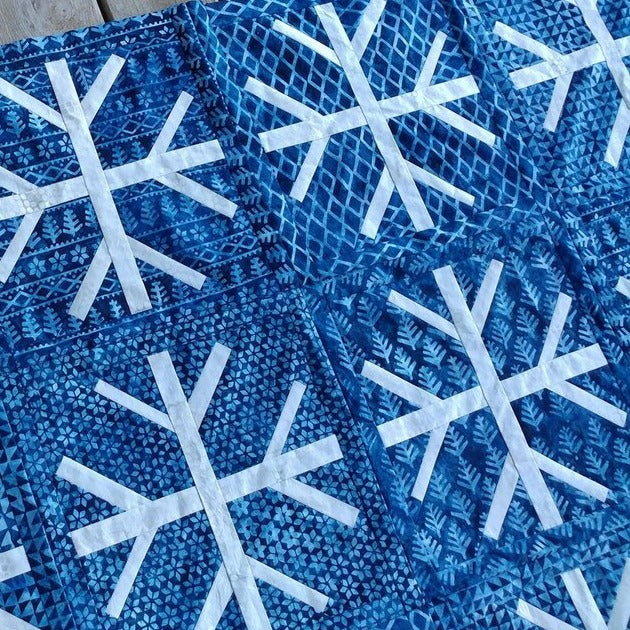 Slice of Pi Snowfall Quilt Pattern