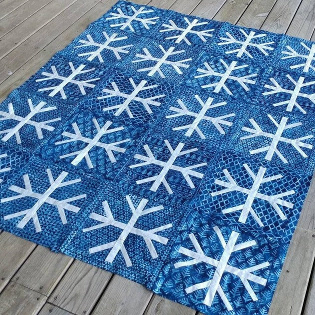 Slice of Pi Snowfall Quilt Pattern