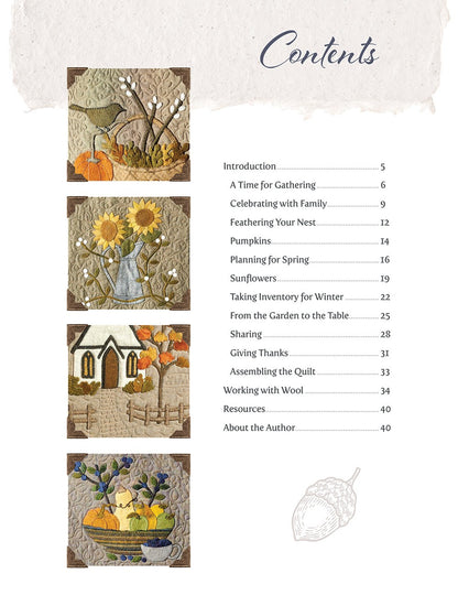 A Time For Gathering Bask In The Beauty of Autumn with A Glorious Quilt Book