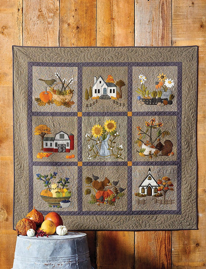 A Time For Gathering Bask In The Beauty of Autumn with A Glorious Quilt Book