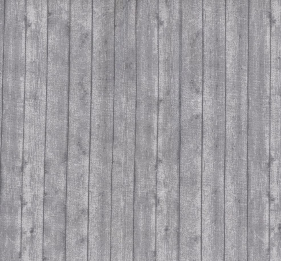 Wood Board Fabric - Gray - By the yard
