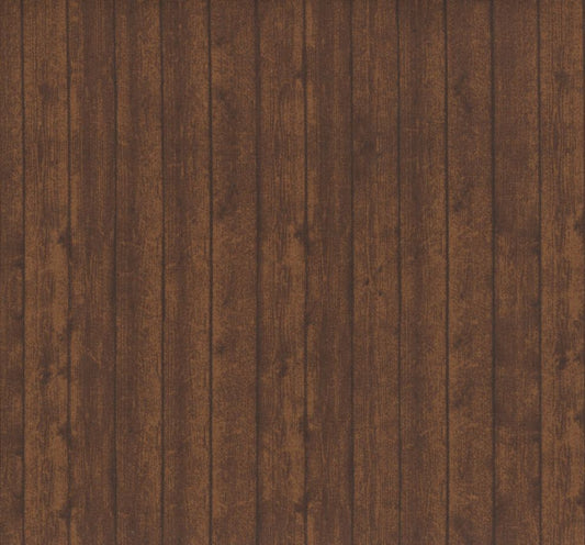 Wood Board Fabric - Rust - By the yard